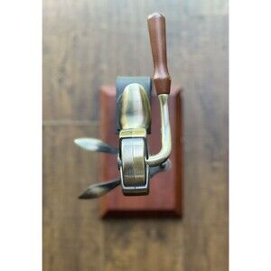 Brass BarTop Wine Bottle Opener 24" Tabletop Corkscrew Vintage Bar Home Decor